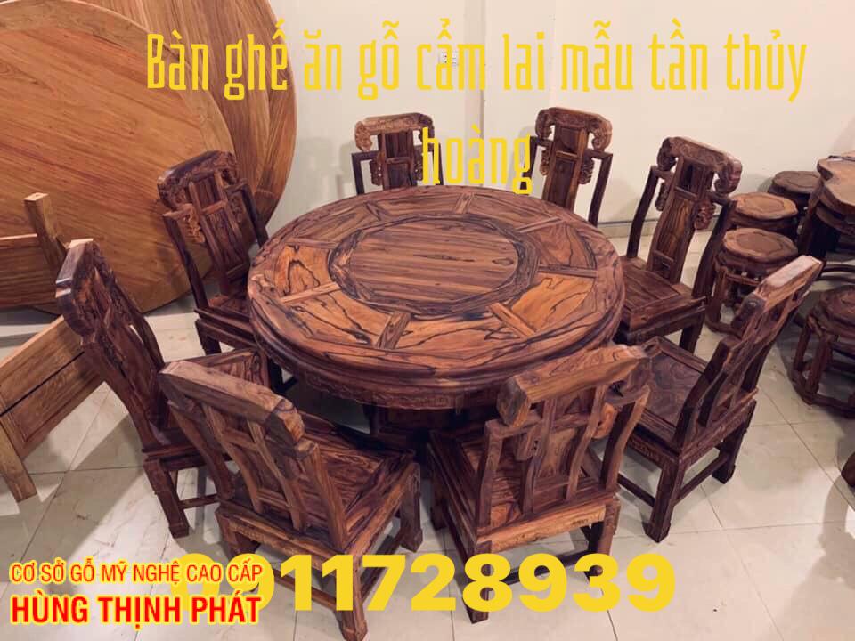bàn ăn gỗ Cẩm Lai mẫu Tần Thủy Hoàng
