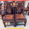 ghế của bộ bàn ăn kiểu Tần Thủy Hoàng gỗ Cẩm Lai