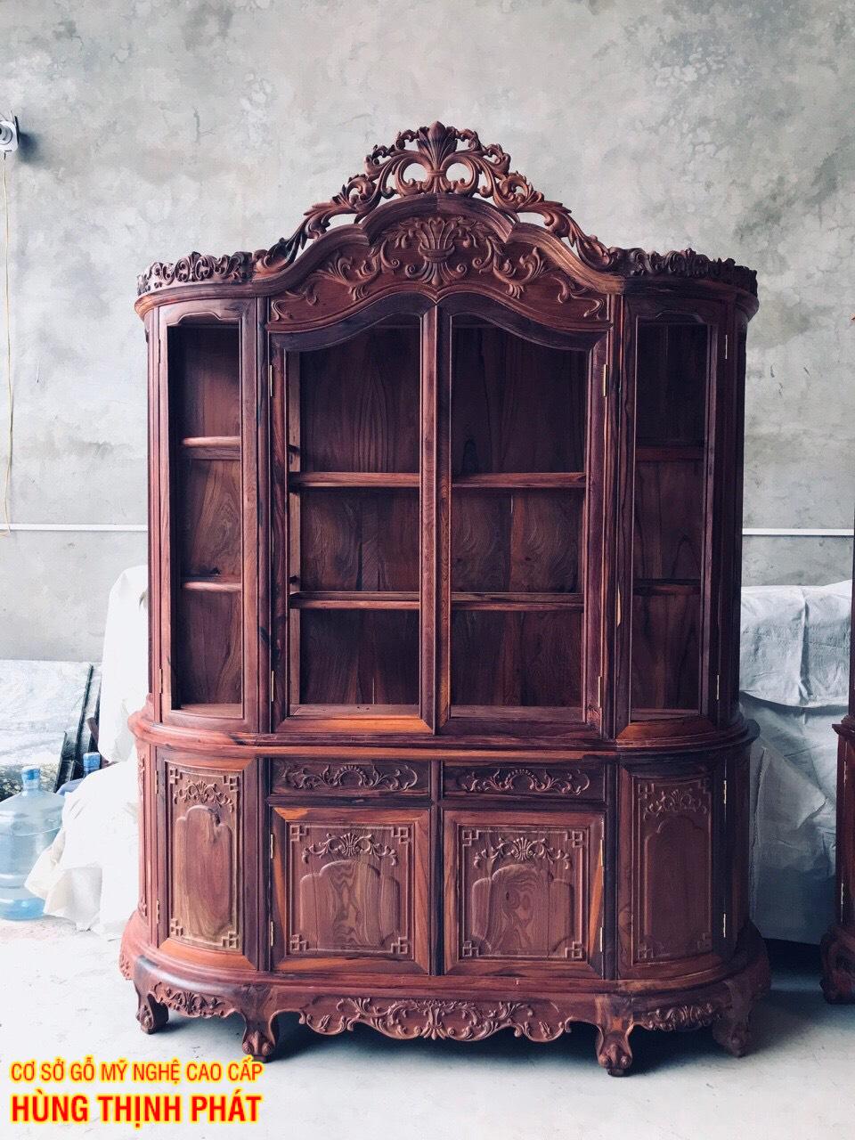 tủ rượu gỗ Cẩm Lai