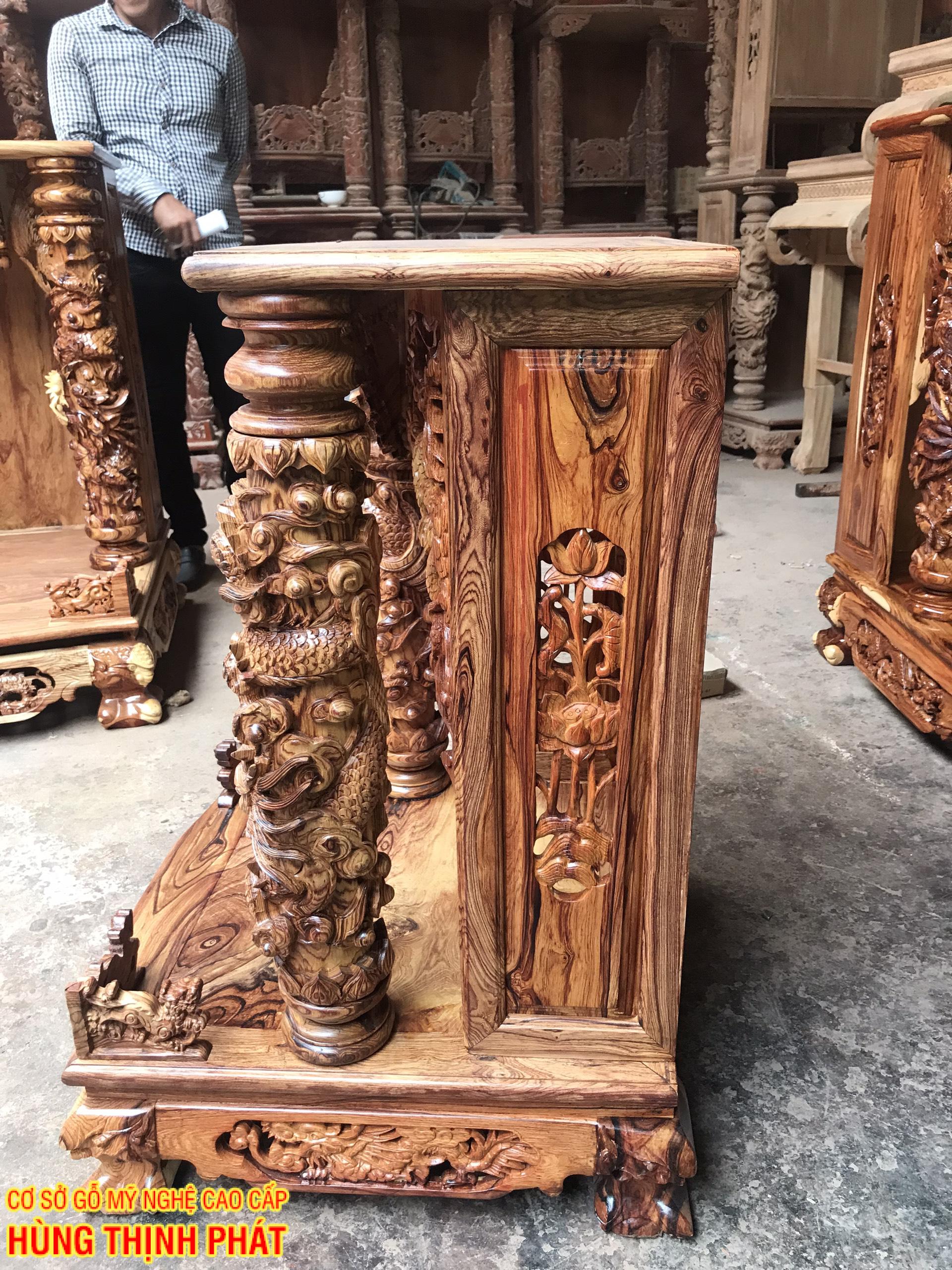 bàn thờ ông địa gỗ Cẩm Lai