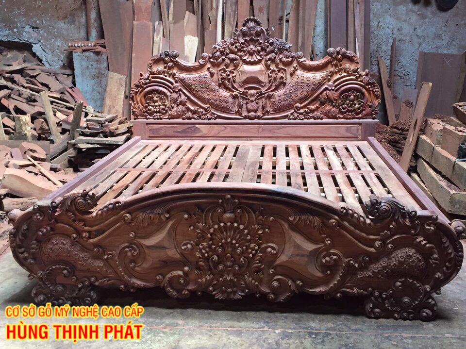 giường ngủ gỗ Cẩm Lai