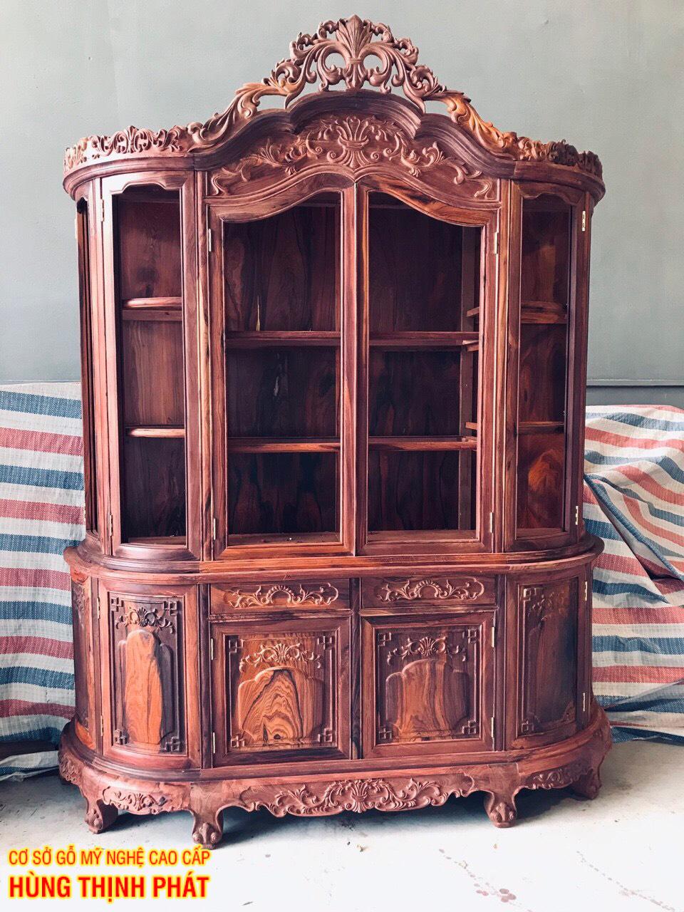 TỦ RƯỢU GỖ CẨM LAI