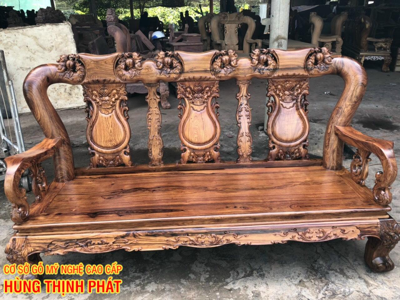 ghế dài gỗ cẩm lai