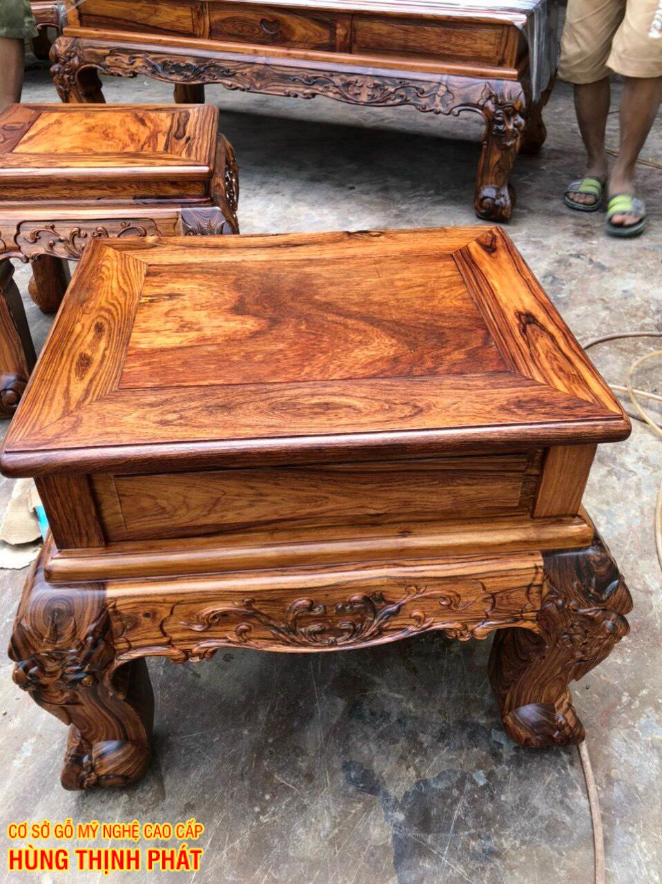 đôn hộp gỗ Cẩm Lai