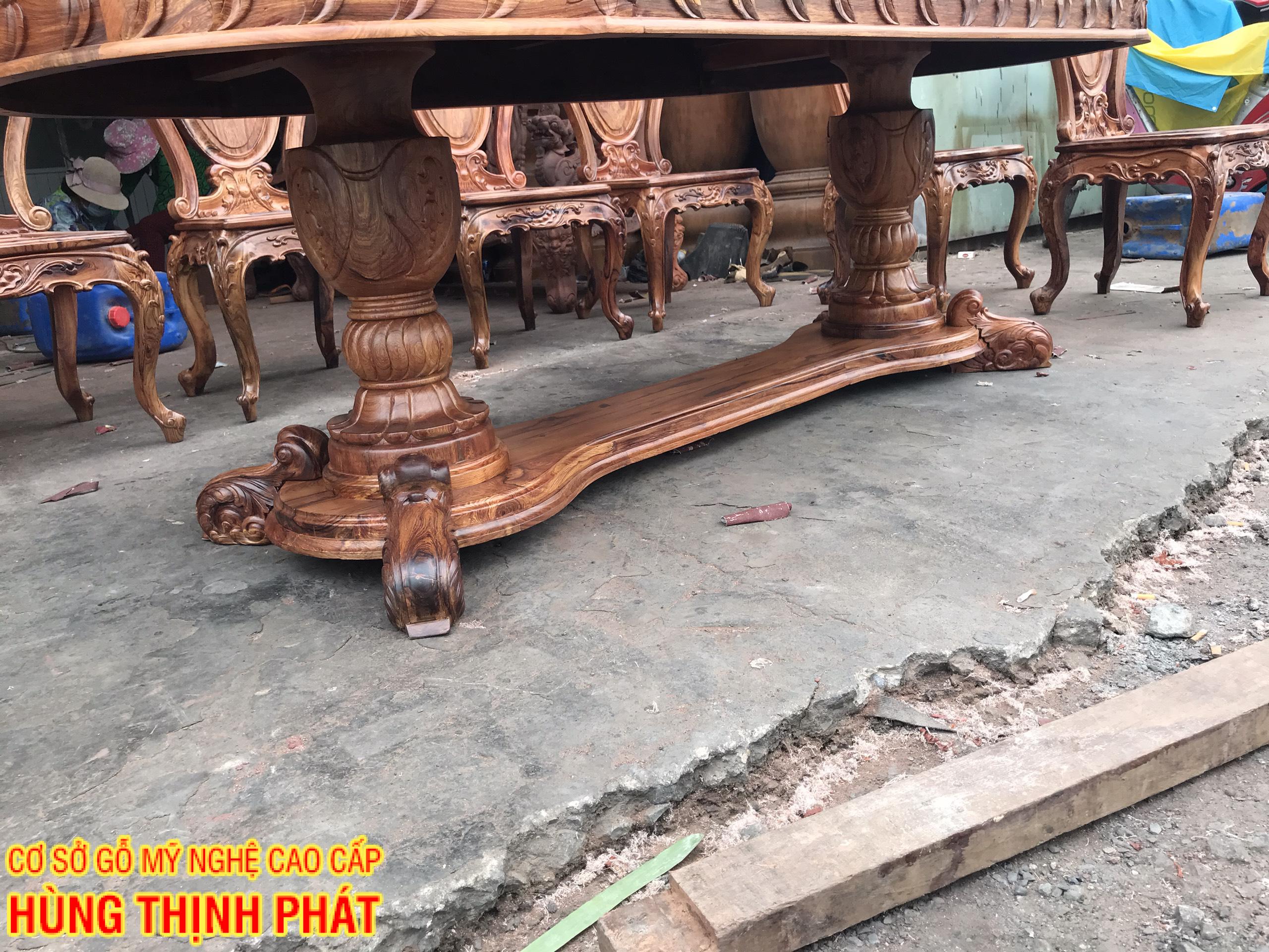 Bàn ghế ăn gỗ Cẩm Lai