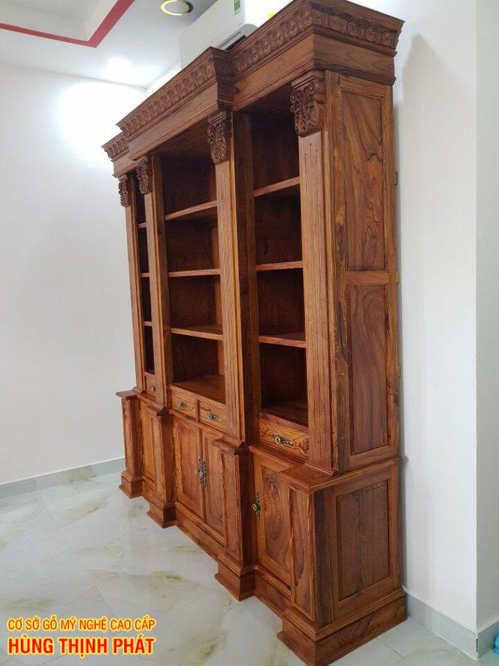 Kệ sách gỗ Cẩm Lai