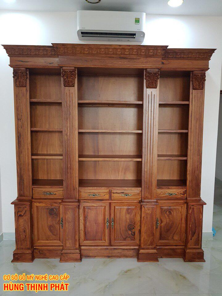 Kệ sách gỗ Cẩm Lai