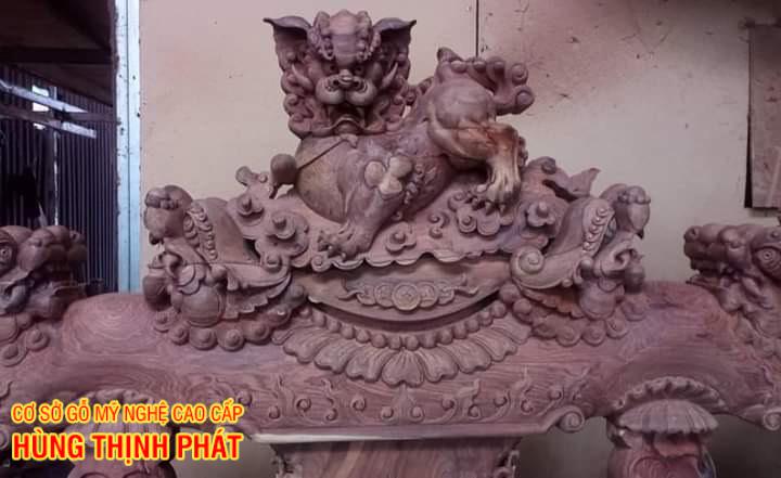 BÀN GHÊ PHÒNG KHÁCH GỖ CÂM LAI TAY 20 BG 0987