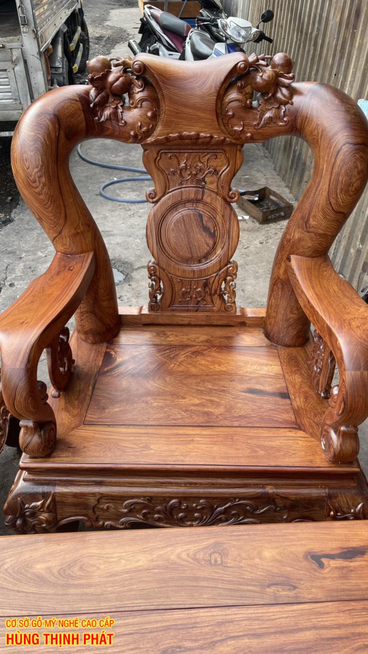 GHẾ CHIẾC BỘ BÀN GHẾ PHÒNG KHACH TAY 14 6 MÓN MẶT LONG KHUNG