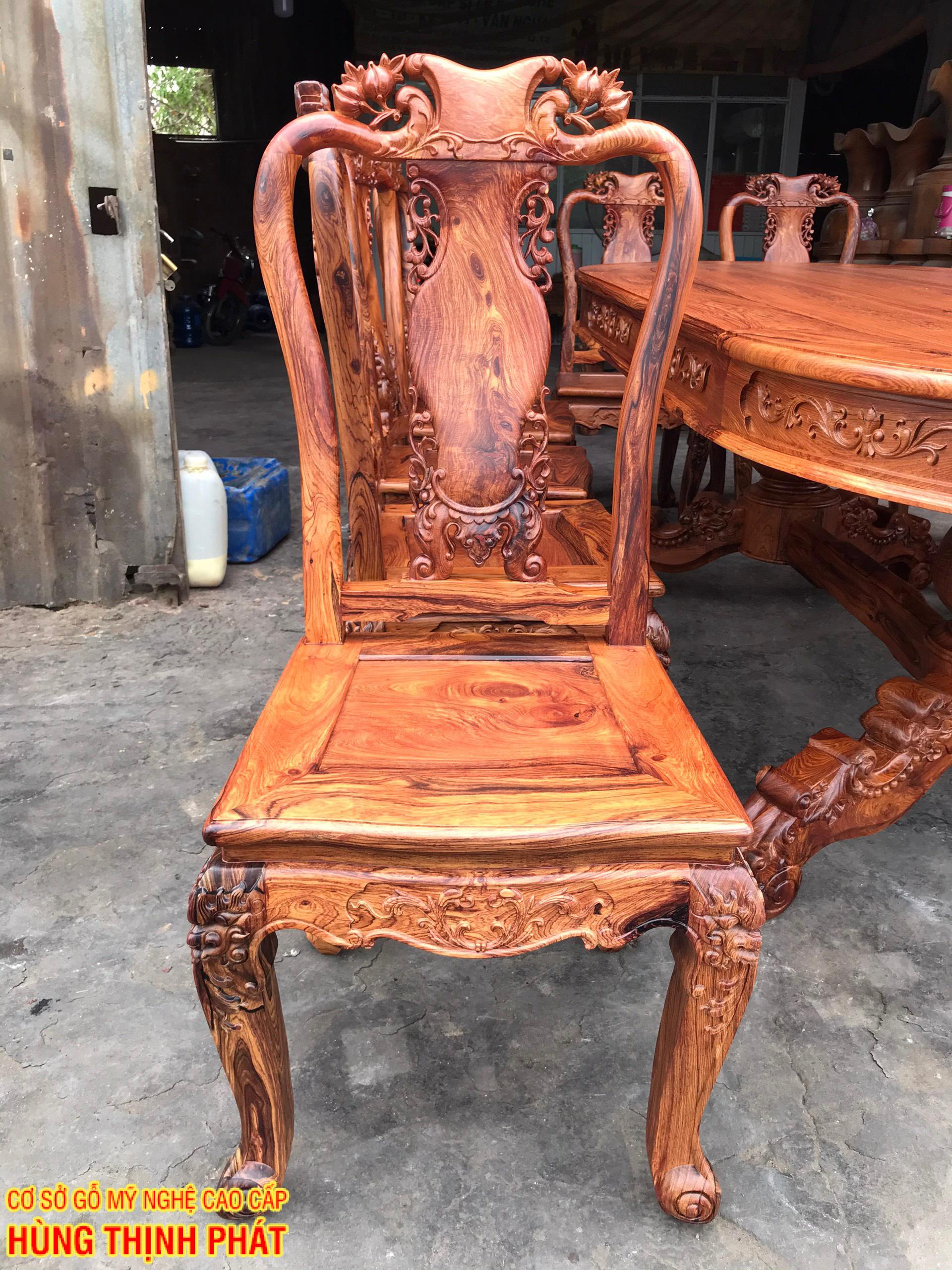 MỘT SỐ MẪU GHẾ DÀNH CHO BÀN ĂN GỖ CẨM LAI