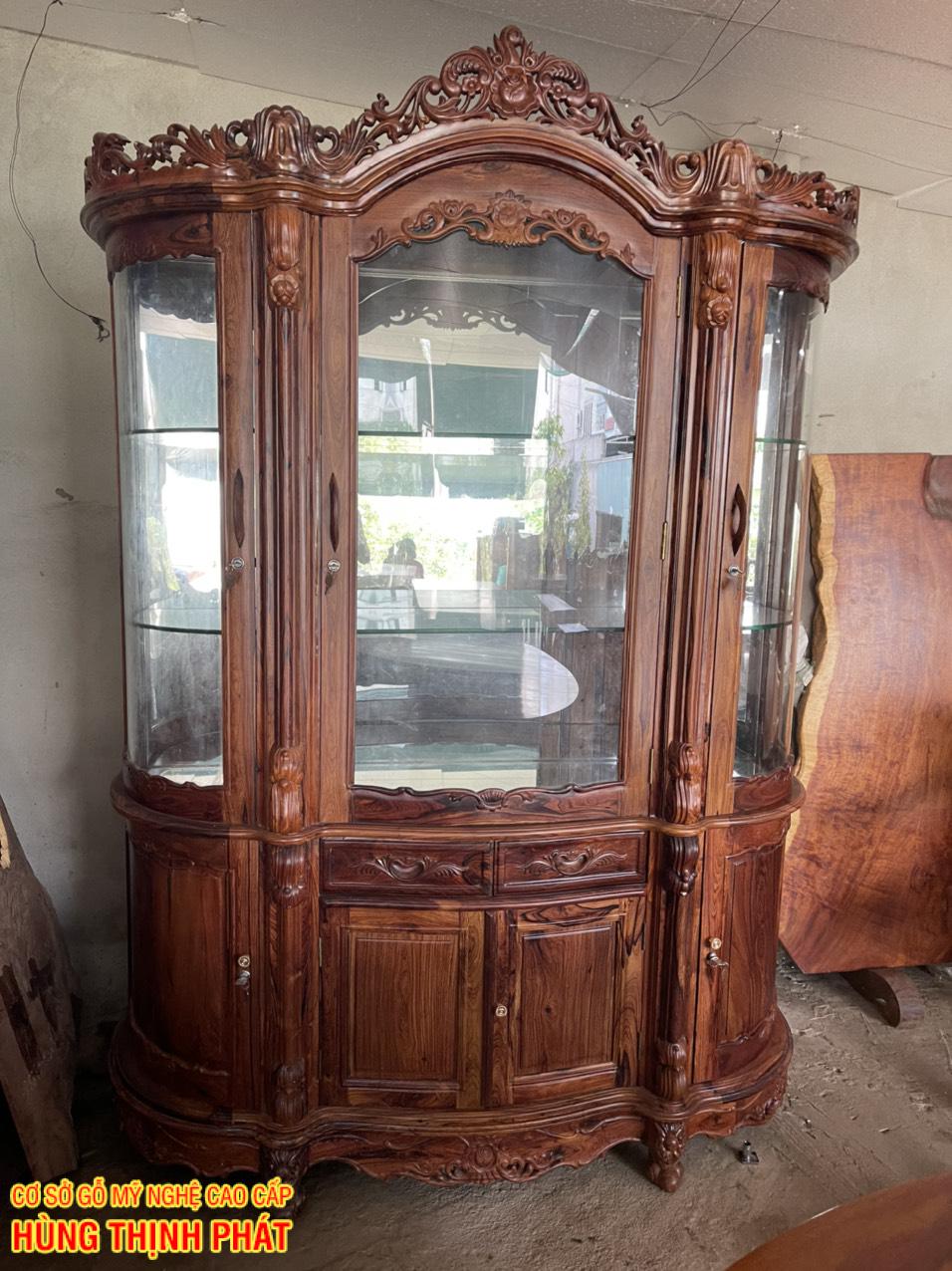 TỦ RƯỢU GỖ CẨM LAI CAO CẤP