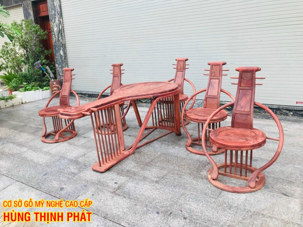 BỘ BÀN GHẾ CÂY ĐÀN GỖ CẨM LAI VIỆT NAM-HÀNG ĐỘC