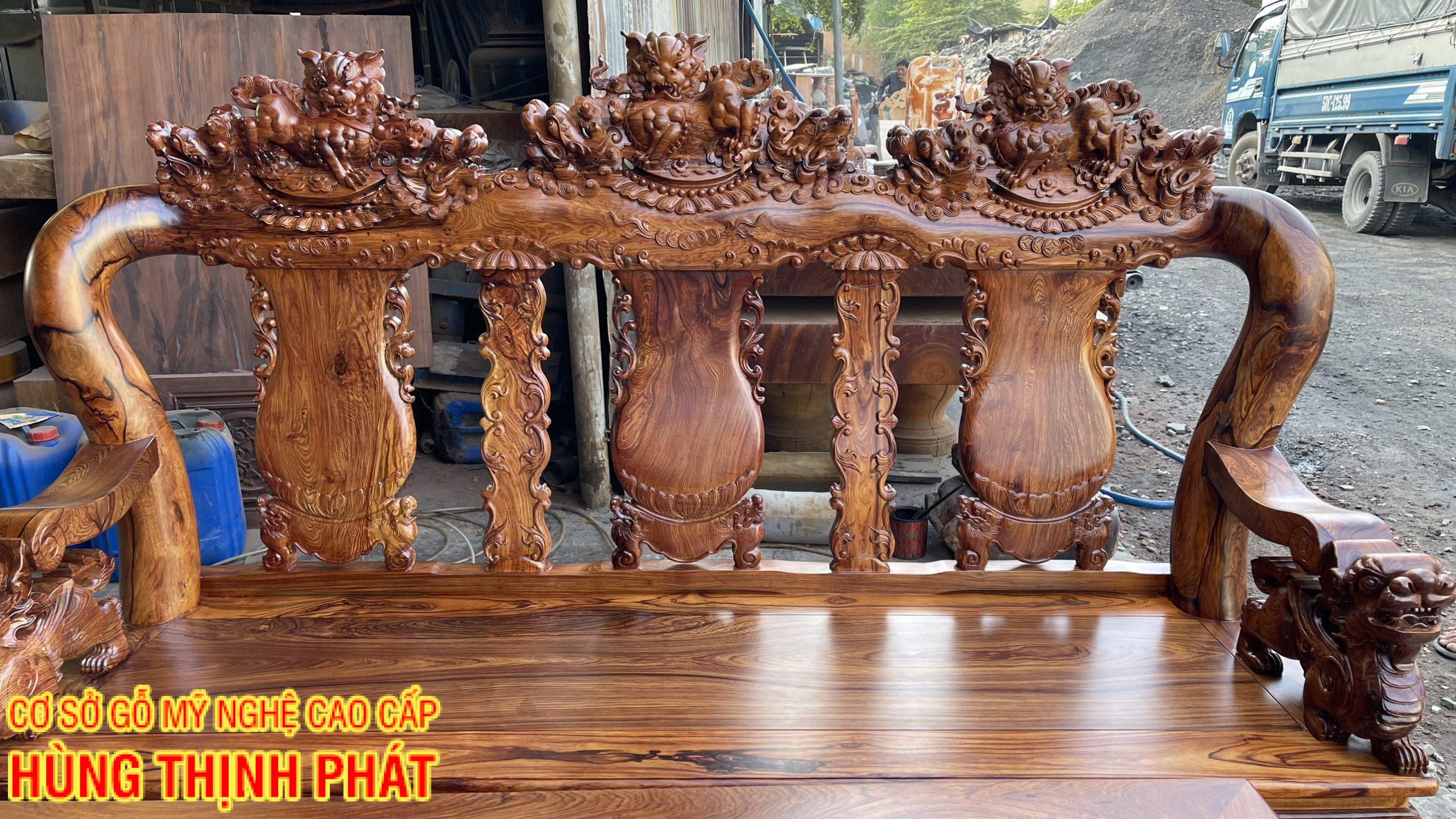 BỘ BÀN GHẾ GỖ CẨM LAI SIÊU VIP