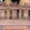 BỘ BÀN GHẾ PHÒNG KHÁCH GỖ CẨM LAI TAY 14 ĐỤC NGHÊ ĐỈNH