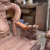 BỘ BÀN GHẾ PHÒNG KHÁCH GỖ CẨM LAI TAY 14 ĐỤC NGHÊ ĐỈNH