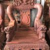 BỘ BÀN GHẾ PHÒNG KHÁCH GỖ CẨM LAI TAY 14 ĐỤC NGHÊ ĐỈNH