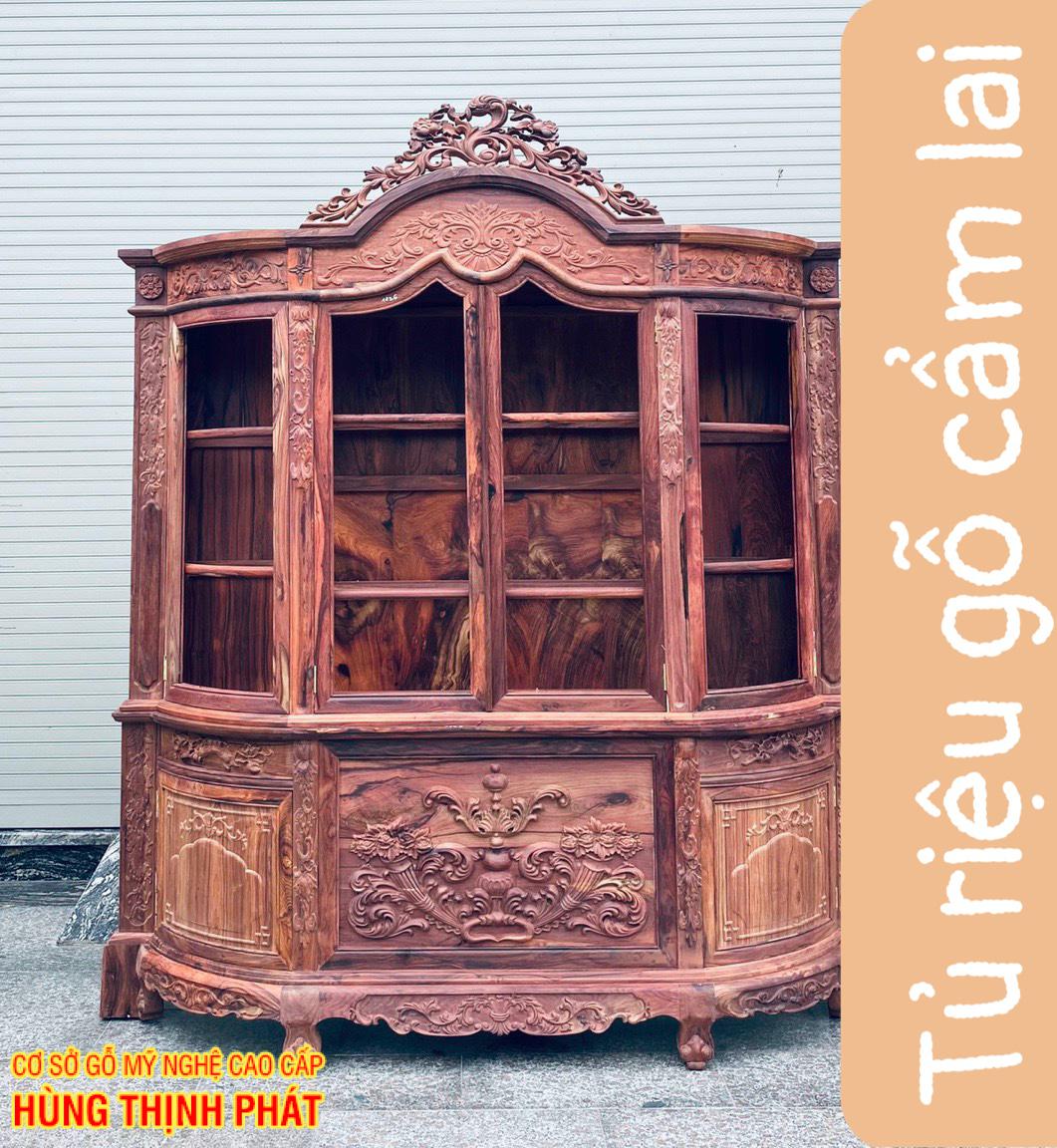 TỦ RƯỢU CỔ ĐIỂN GỖ CẨM LAI