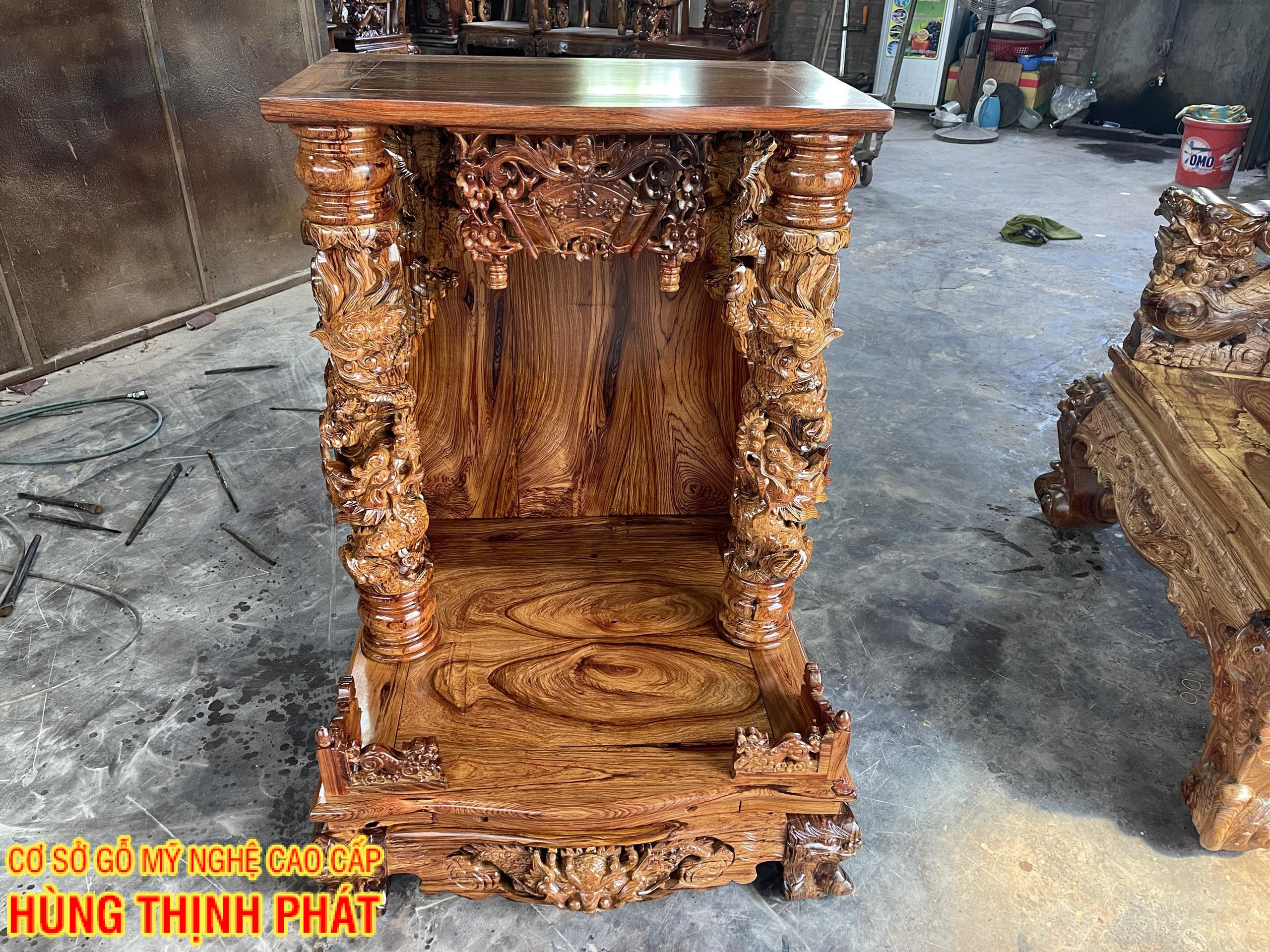 BÀN THỜ ÔNG ĐỊA GỖ CẨM LAI BTOD007