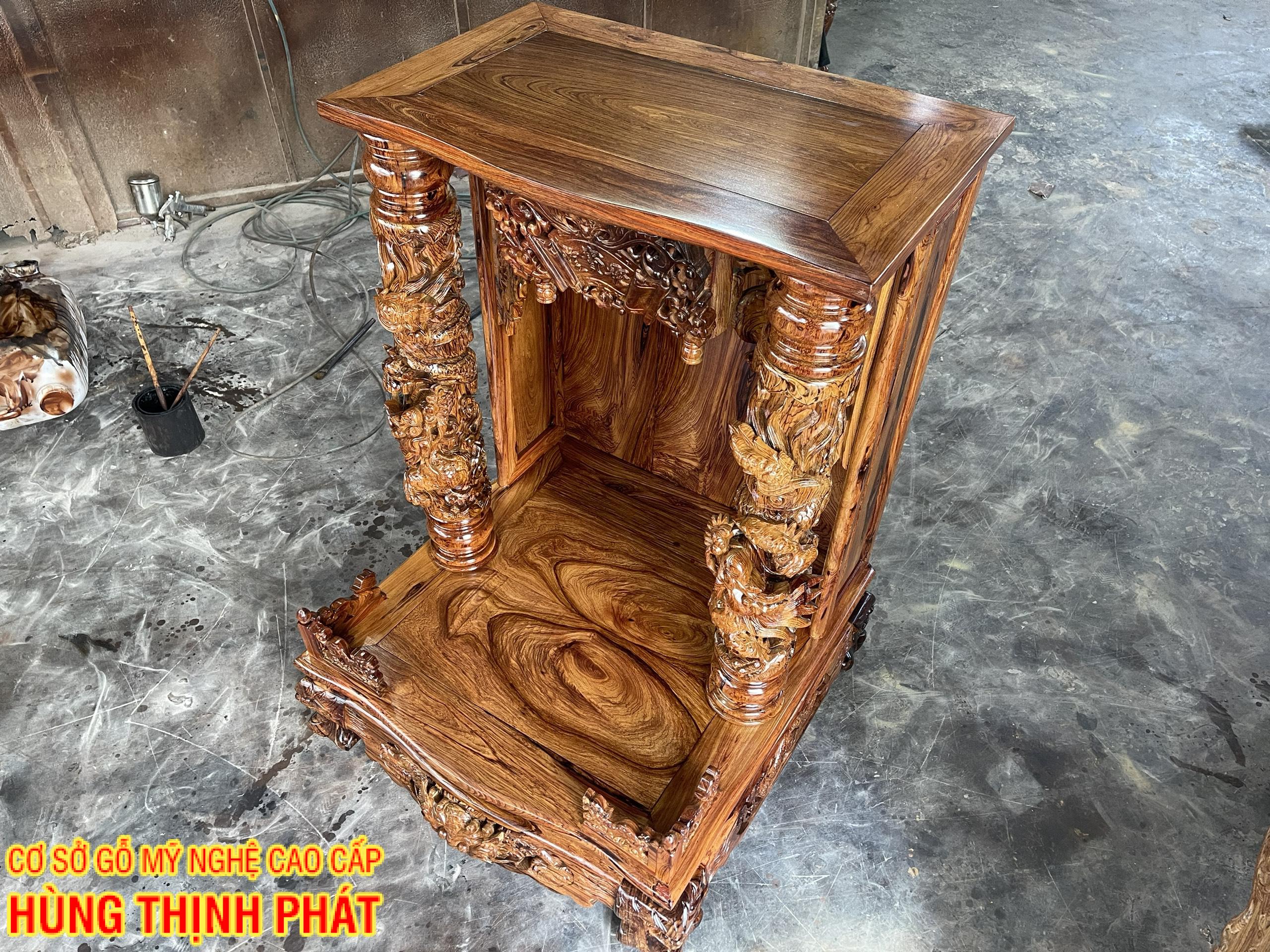 BÀN THỜ ÔNG ĐỊA GỖ CẨM LAI BTOD007