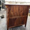 TỦ THỜ GỖ CẨM LAI 2 CÁNH CHẠM HOA LÁ SEN