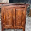 TỦ THỜ GỖ CẨM LAI 2 CÁNH CHẠM HOA LÁ SEN