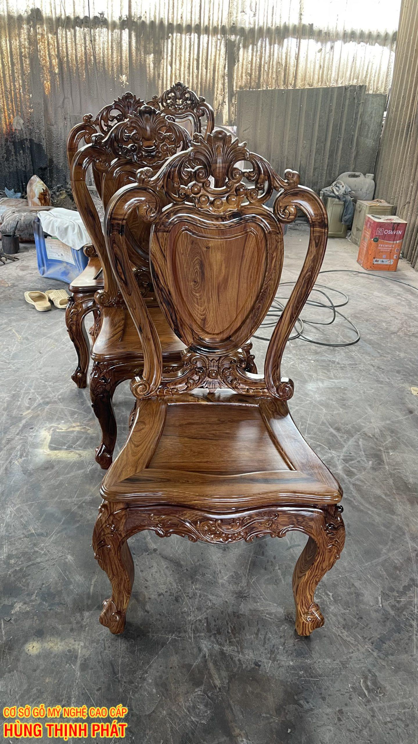 BỘ BÀN ĂN TÂN CỔ ĐIỂN MẪU LOUIS