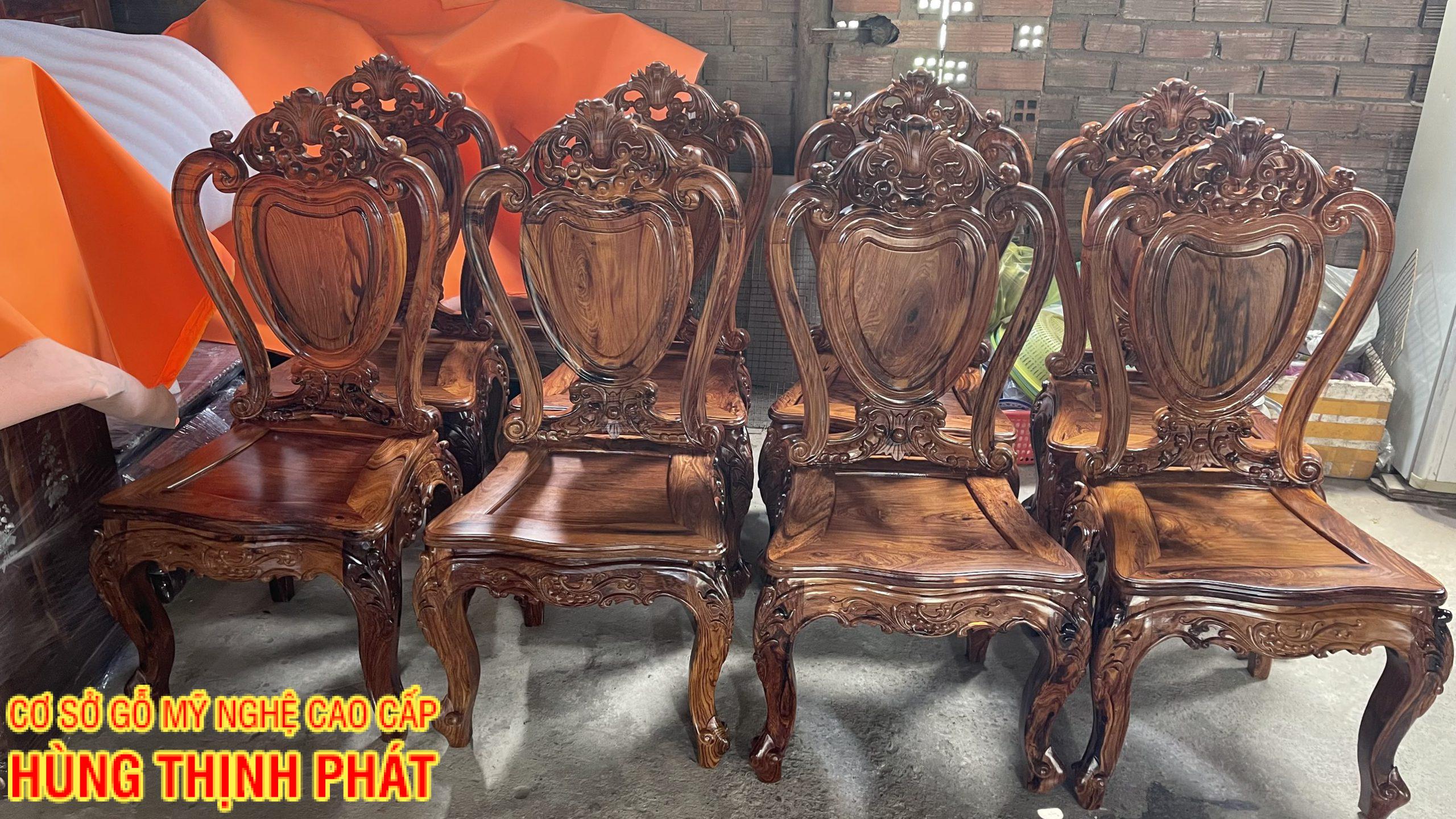 BỘ BÀN ĂN TÂN CỔ ĐIỂN MẪU LOUIS