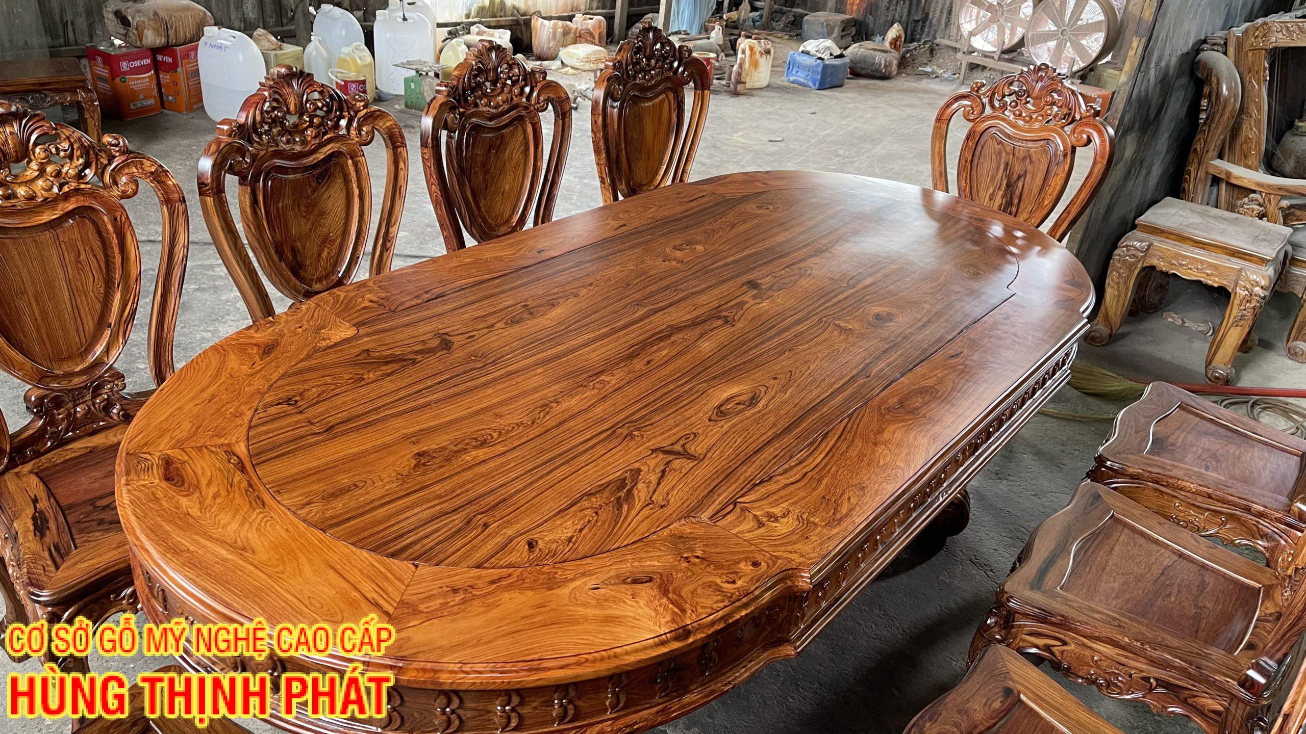 BỘ BÀN ĂN TÂN CỔ ĐIỂN MẪU LOUIS