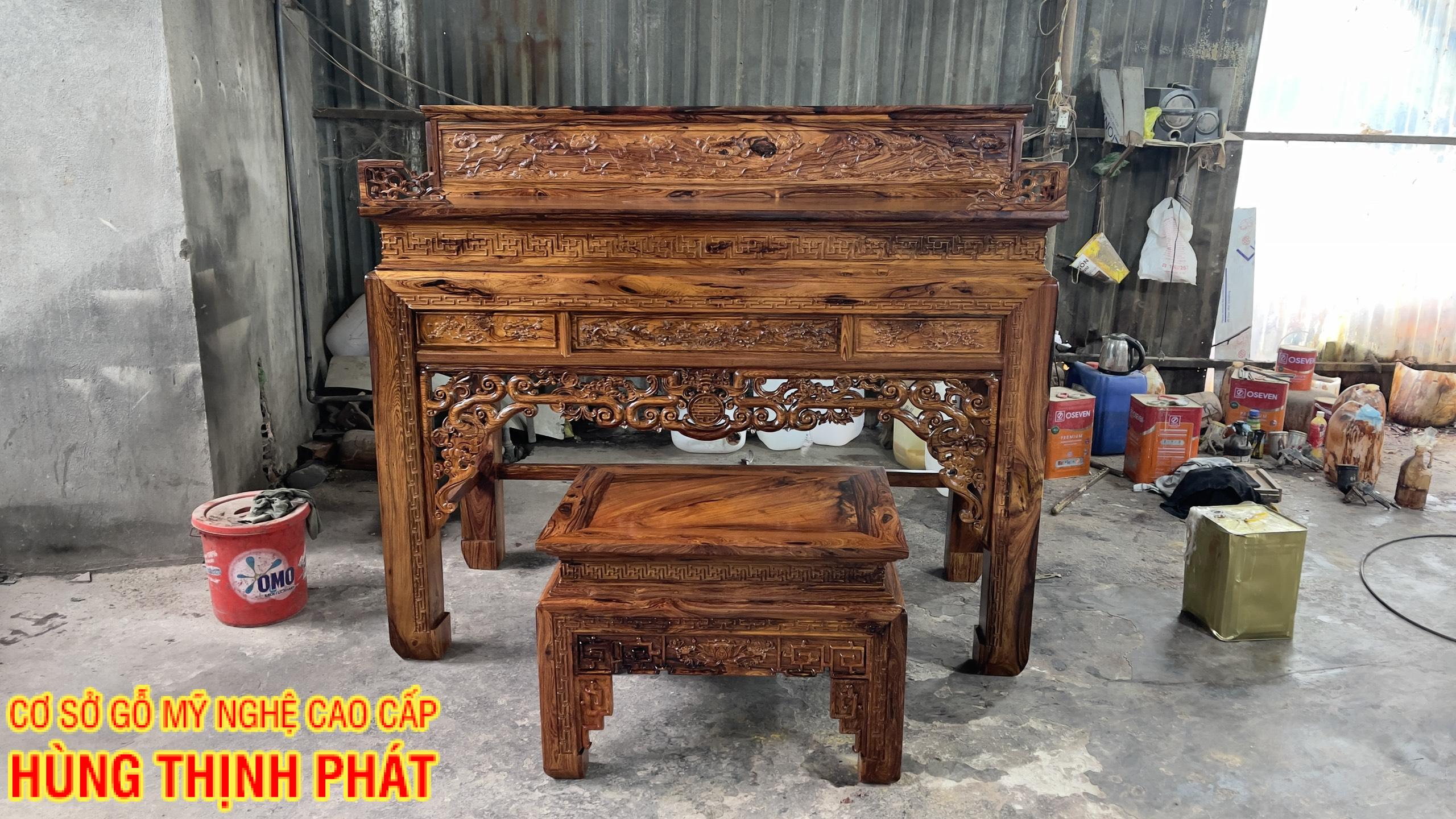 BÀN THỜ GỖ CẨM LAI CAO CẤP