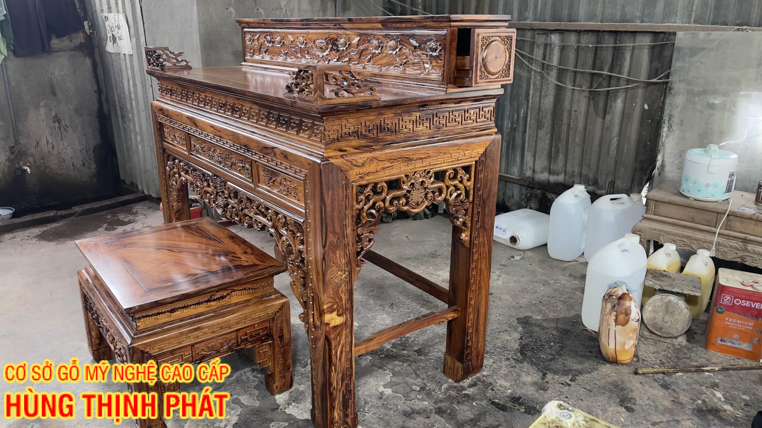 BÀN THỜ GỖ CẨM LAI CAO CẤP