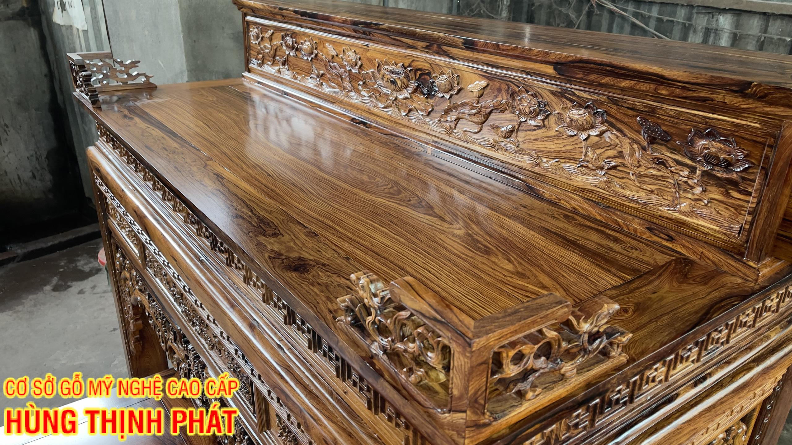 BÀN THỜ GỖ CẨM LAI CAO CẤP