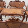 Bộ Bàn Ghế Louis 3 Buồng 9 Món – Nét Đẹp Tân Cổ Điển Từ Gỗ Hương và Cẩm Lai