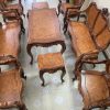 Bộ Bàn Ghế Louis 3 Buồng 9 Món – Nét Đẹp Tân Cổ Điển Từ Gỗ Hương và Cẩm Lai