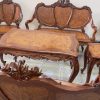 Bộ Bàn Ghế Louis 3 Buồng 9 Món – Nét Đẹp Tân Cổ Điển Từ Gỗ Hương và Cẩm Lai