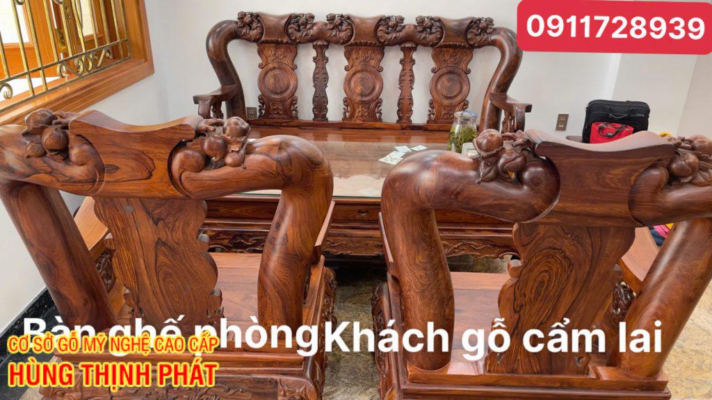 Đồ gỗ Hùng Thịnh Phát bàn giao công trình nội thất gỗ Gõ Đỏ và Cẩm Lai cao cấp