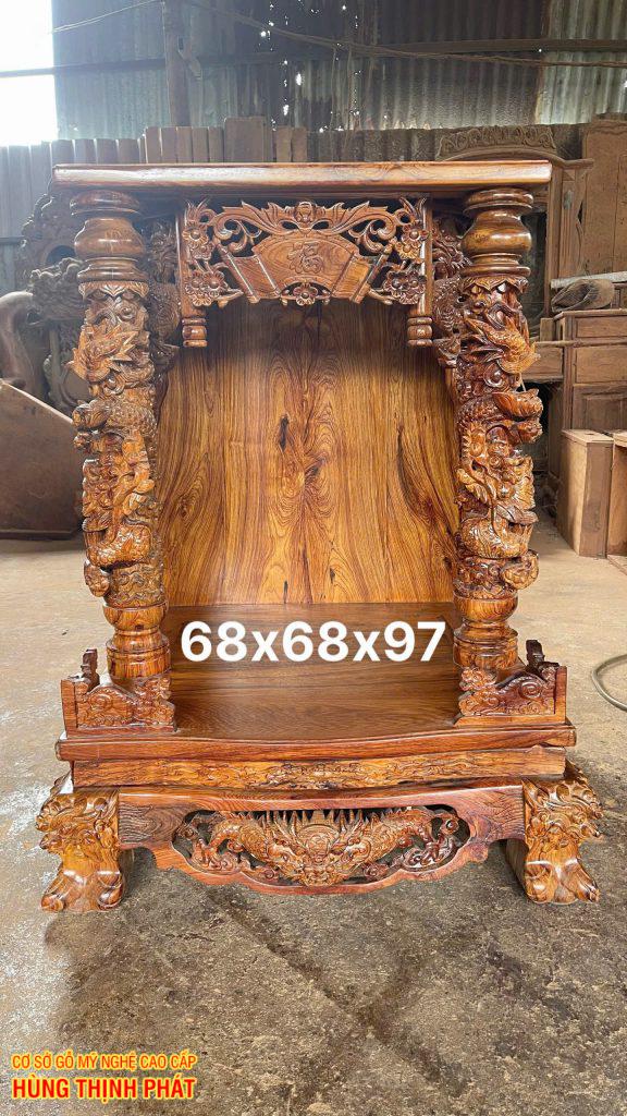 Ba Mẫu Bàn Thờ Ông Địa Ông Thần Tài Gỗ Cẩm Lai – Nét Đẹp Tâm Linh Cho Không Gian Việt