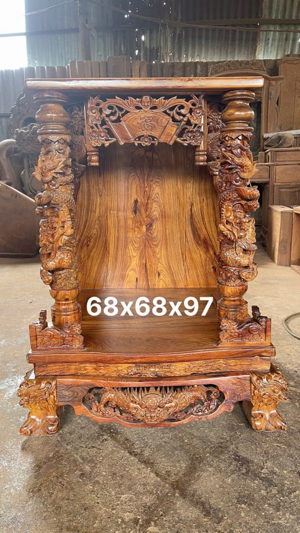 Ba Mẫu Bàn Thờ Ông Địa Ông Thần Tài Gỗ Cẩm Lai – Nét Đẹp Tâm Linh Cho Không Gian Việt